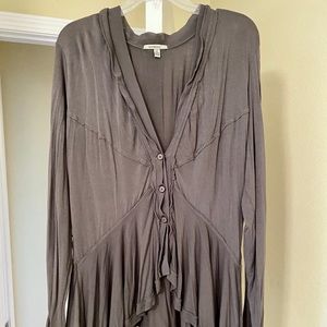 Bordeau long sleeve button up